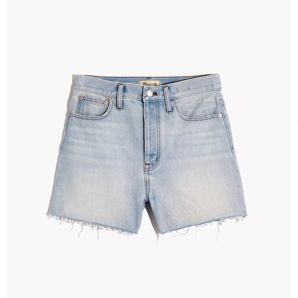 Madewell The Momjean Short in Fitzgerald Wash